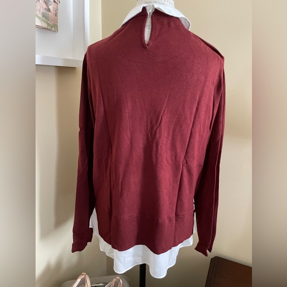 Burgundy sweater - Picture 3 of 6